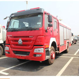 290 camion dei vigili del fuoco di salvataggio di Howo 4×2 di cavalli vapore con il modello SHMC5256 di capacità dell'acqua 8000kg