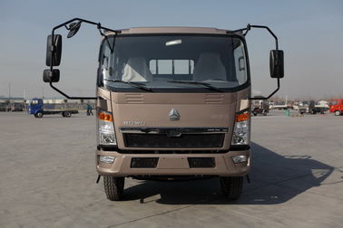 I camion commerciali di bassa potenza di HOWO 4x2 riforniscono il asse posteriore di combustibile di risparmio di colore 160hp 8.2t di Brown