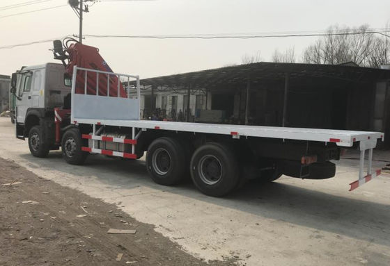gru montata camion ZZ1257M4341W di Sinotruk Xcmg delle ruote di 10T 336hp 10