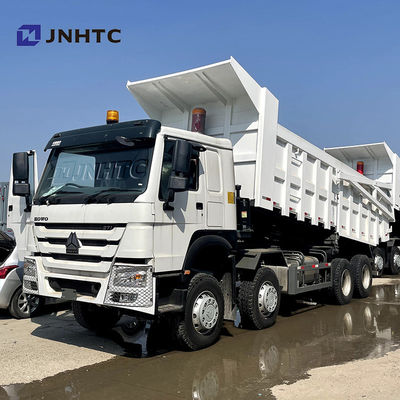 Ruote del camion 12 di Front Lifting Heavy Duty Dump con la copertura posteriore Sinotruk Howo