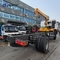 Truck pesante HOWO Diesel Cargo Truck 4x4 6 ruote Chassis con gru di alta qualità