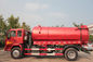 capacità del carro armato del camion 10M3 di aspirazione delle acque luride di 4x2 Sinotruk Howo7 nel colore rosso