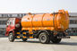 Camion di smaltimento dei rifiuti delle acque luride con la combinazione ad alta pressione di aspirazione e di lavaggio