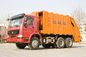 camion d'acciaio del compattatore di rifiuti di sicurezza 6X4 con 16m3 grande capacità di carico