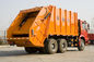 camion d'acciaio del compattatore di rifiuti di sicurezza 6X4 con 16m3 grande capacità di carico
