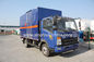 camion commerciali di bassa potenza di multi colore 116HP, luce cube van truck di HOWO 4*2