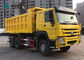 50t autocarro con cassone ribaltabile resistente giallo del carico 75km/H