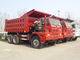 Ribaltatore resistente rosso dell'autocarro con cassone ribaltabile di Sinotruk 6x4 Rc un'estrazione mineraria di 60 tonnellate con il telaio di Hova