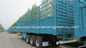 Camion del trasportatore di Semi Trailer Livestock del recinto con 3 assi