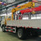 Camion commerciali di bassa potenza speciali del cino camion con 3 tonnellate di Van Cargo Crane
