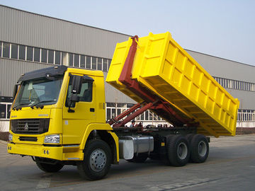 Colore smontabile 290/336/371hp di giallo del camion della raccolta dei rifiuti del trasporto di HOWO 6X4