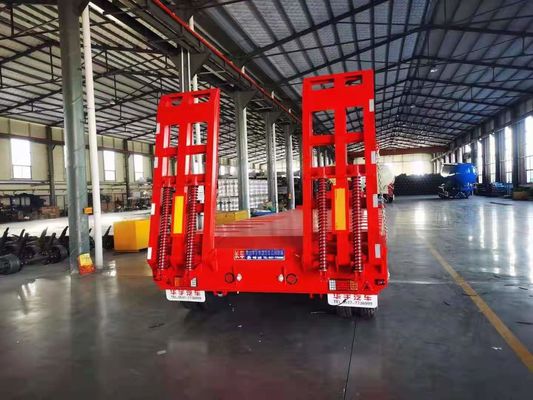 Rimorchio 3 Axle For Transport Vehicles di JNHTC 80 Ton Semi Low Deck Gooseneck