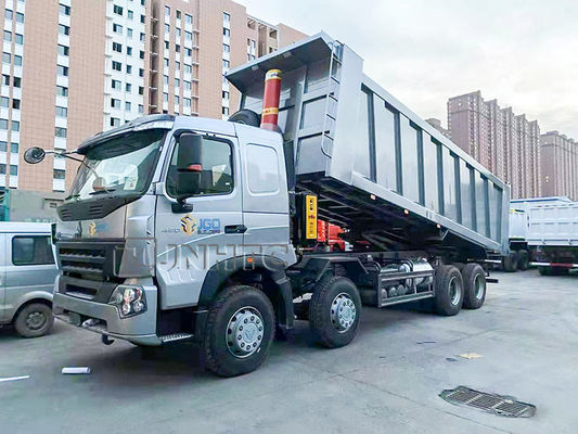 Ruote di Sinotruk HOWO A7 Tipper Dump Truck 8x4 12 40 tonnellate