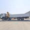 Nuovo Sinotruk Howo Fence Cargo Truck 10 tonnellate gru pieghevole 12 ruote 400hp in vendita