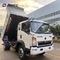 HOWO Camionetti di scarico 4x2 8 tonnellate Trasporto di consegna di costruzioni Camionetti di scarico in vendita