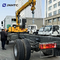 SINOTRUK HOWO Diesel Cargo Truck 4x4 6 ruote Chassis con gru basso prezzo