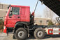 autocarro con cassone ribaltabile resistente rosso di Sinotruk Howo 8x4 delle ruote 50T 12 con 30M3 capacità LHD