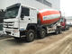 betoniera 8x4 10cbm del camion di 266-371hp Euro2 Euro3 HOWO A7 nel colore bianco rosso