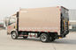 4x2 Euroii Howo 7000kg ha refrigerato il camion della scatola con il motore di Yunnei e una gomma di 6 triangoli