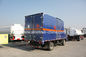 camion commerciali di bassa potenza di multi colore 116HP, luce cube van truck di HOWO 4*2