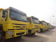 L'autocarro con cassone ribaltabile giallo di 371hp 20M3 RHD Sinotruk Howo 6x4 per 40-50 tonnellate carica