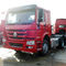 Il camion rosso RHD 10 del trattore di rimorchio/perfezione di SINOTRUK HOWO spinge 371 HP ZZ4257S3241W