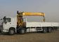Il camion di SINOTRUK HOWO ha montato la gru/la gru a braccio girevole montata camion per costruzione