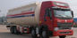camion di serbatoio di combustibile di colore bianco e rosso di 350hp, autocisterna liquida 8x4 40000L