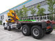 gru montata camion di Sinotruk Howo7 del contenitore di carico di 10T 6500mm