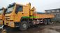 gru montata camion di Sinotruk Howo7 del contenitore di carico di 10T 6500mm