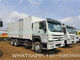 Mercato di Van Cargo Box Truck For Nigeria delle ruote di tonnellata 10 di Sinotruk Howo 25