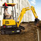 Macchinario della costruzione pesante di SDLG ER616F 1 Ton Mini Excavator