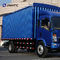 Vagone commerciale di bassa potenza Van Truck del contenitore di carico di trasporto dei camion di HOWO 4x2
